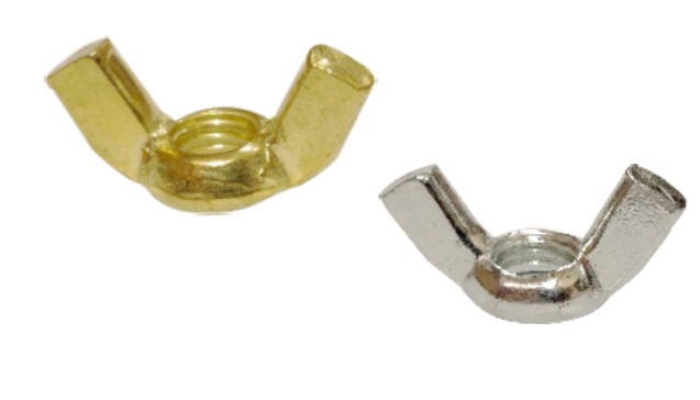 Brass And Steel Wing Nuts