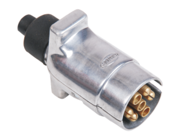 7 Pin Metal Alu Plug 12V